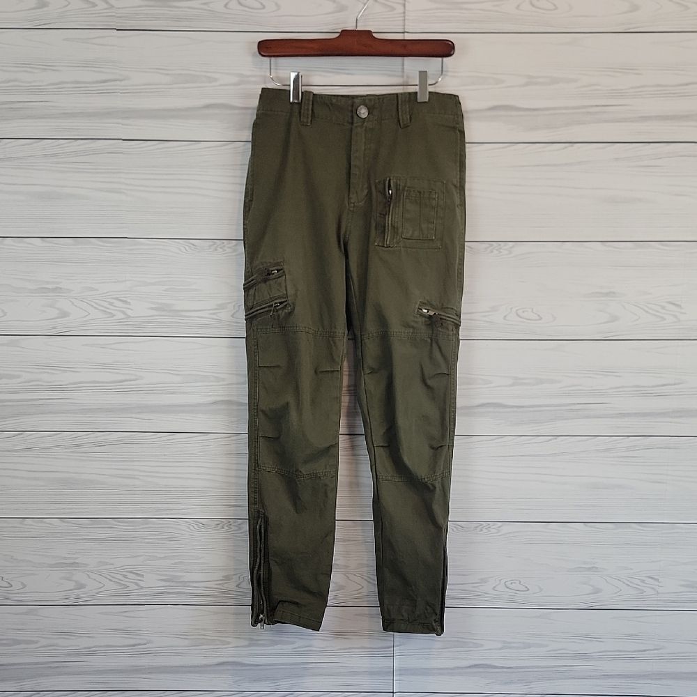 Free Knight Airborne Cargo Pants Olive Green Womens Size Waist 29